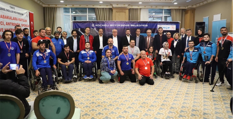 Bedensel Engelliler Halter Türkiye Şampiyonası Kocaeli’de yapıldı
