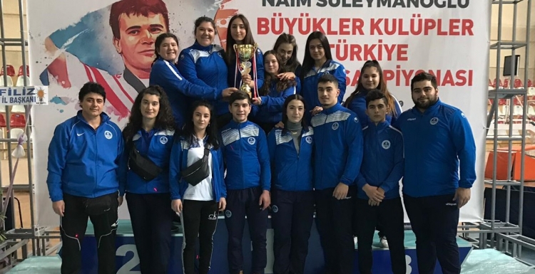 Büyükşehir Kağıtsporlu halterciler Türkiye ikincisi