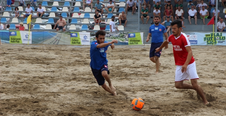 Cebeci’de plaj futbol ligi heyecanı başlıyor