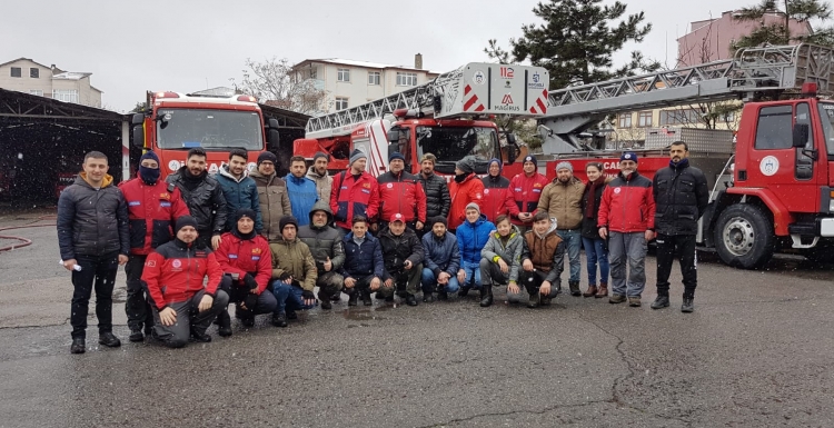 Gönüllü itfaiyecilerin sayısı artıyor