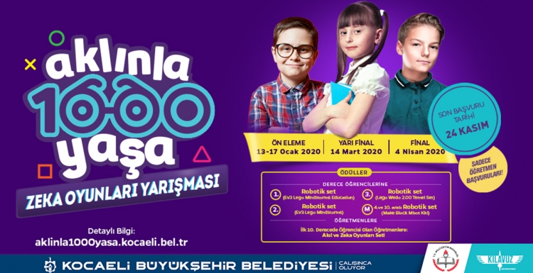 Haydi çocuklar, 'Aklınla 1000 Yaşa' başlıyor