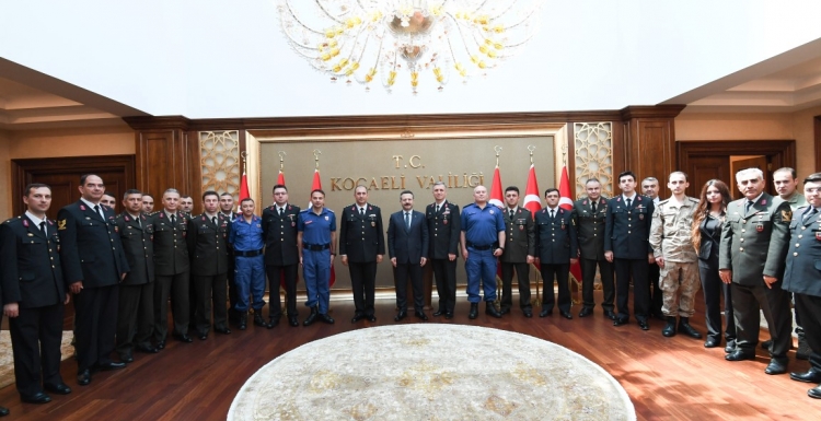Jandarma Komutanı’ndan Vali Aksoy’a ziyaret