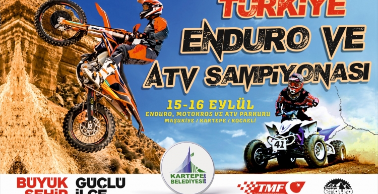 Kartepe'de atv enduro şampiyonası başlıyor