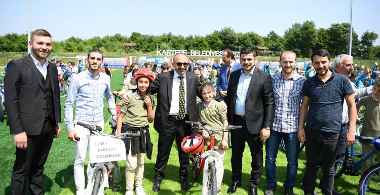 Kartepe’de bisiklet şöleni devam ediyor   