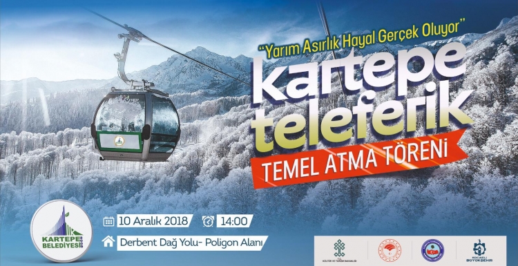 Kartepe teleferiğine ilk kazma vuruluyor