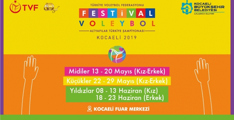 Kocaeli’de dev voleybol festivali başlıyor