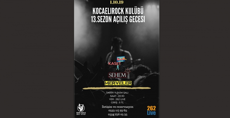 KocaeliRock Kulübü 13.sezona merhaba diyor 