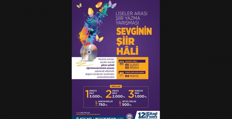 Liseliler ‘Sevgi’ temalı şiirlerle yarışacak