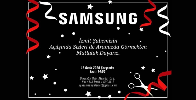 Samsung Bayi açılıyor   