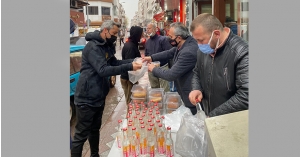 Simit dolması Karamürsel Gazozu ile yenir