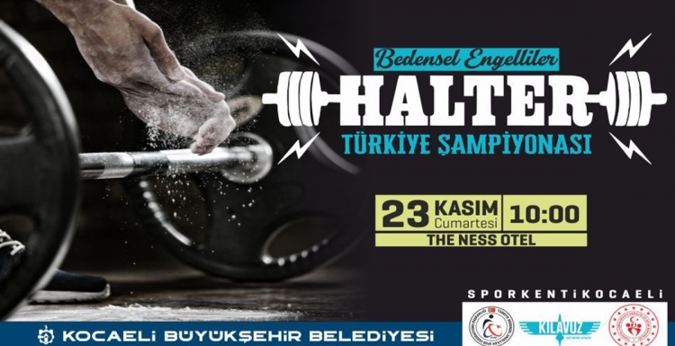 Türkiye Halter Şampiyonası Kocaeli’de yapılacak