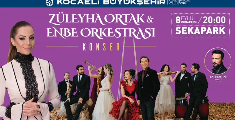 Züleyha Ortak ve Enbe Orkestrası ilk kez bu konserde