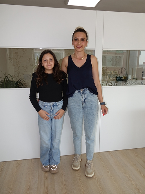 İlay’ın kifozu kısa sürede 14 derece geriledi